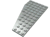 Деталь LEGO Пластина-клин правая 6 x 12, Светло-серый