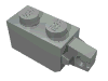 Деталь LEGO Hinge Brick 1 x 2 Locking with 1 Finger Vertical End, Светло-серый