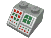 Набор LEGO Slope 45В° 2 x 2 with Computer Panel Print, Светло-серый