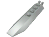 Деталь LEGO Hinge Plate 1 x 8 with Angled Side Extensions, Rounded Plate Underside, Светло-серый