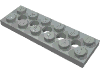 Деталь LEGO Пластина Technic 2 x 6, Светло-серый