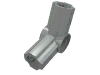 Деталь LEGO Technic Axle and Pin Connector Angled #5 - 112.5°, Светло-серый