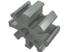 Деталь LEGO Technic, Gear Timing Wheel 8 Tooth, Светло-серый