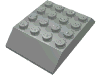 Деталь LEGO Скос двойной 45° 6 x 4, Светло-серый