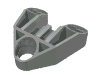 Деталь LEGO Technic Connector Block 3 x 3 Triangular, Светло-серый