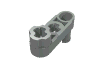 Деталь LEGO Technic Beam 3 x 0.5 Liftarm with Boss and Pin / Crank, Светло-серый