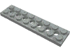 Деталь LEGO Пластина Technic 2 x 8, Светло-серый