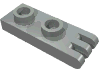 Набор LEGO Hinge Plate 1 x 2 with 3 Fingers and Hollow Studs, Светло-серый
