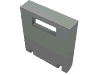 Набор LEGO Box 2 x 2 x 2 Door with Slot, Светло-серый
