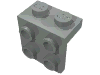 Деталь LEGO Кронштейн 1 x 2 - 2 x 2, Светло-серый
