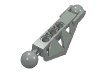 Деталь LEGO Bionicle Rahkshi Leg Lower Section, Светло-серый