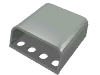 Набор LEGO Technic Engine Air Scoop 4 x 4 x 1 1/3, Светло-серый