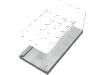 HO Scale Accessory Garage 4 x 8 x 3 Box with Trans-Clear Top