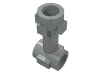 Набор LEGO Bar 1L with Top Stud and Two Side Studs, Светло-серый