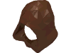 Деталь LEGO Minifig Hood, Красно-коричневый