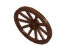 Деталь LEGO Wheel Wagon Huge (43mm D.), Красно-коричневый