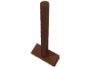Деталь LEGO Minifig Broom, Красно-коричневый
