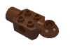 Деталь LEGO Technic Brick Special 2 x 2 with Pin Hole, Rotation Joint Ball Half [Horizontal Top], Rotation Joint Socket, Красно-коричневый