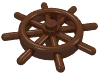Деталь LEGO Ship's Wheel, Красно-коричневый