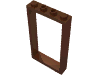 Деталь LEGO Door Frame 1 x 4 x 6 Type 2, Красно-коричневый