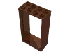 Деталь LEGO Дверная коробка 2 x 4 x 6, Красно-коричневый