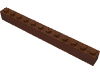 Деталь LEGO Кирпичик 1 x 12, Красно-коричневый