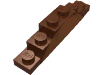 Деталь LEGO Крыло 1 1/2 x 6 x 1, Красно-коричневый