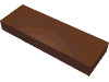 Деталь LEGO Плитка 1 x 3, Красно-коричневый