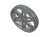 Набор LEGO Wheel 81.6 x 15 Motorcycle, Светлый сине-серый