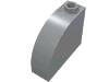 Набор LEGO Brick 1 x 3 x 2 with Curved Top, Светлый сине-серый