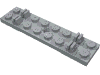 Train, Track Sleeper Plate 2 x 8 without Cable Grooves