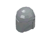 Minifig Helmet with Holes, SW Mandalorian [Plain]