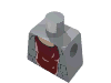 Minifig Torso HP with Jacket and Dark Red Sweater Print