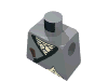 Minifig Torso with Ninja Wrap, Gold Shuriken, and Armor Print Castle, throwing star, Japan, Japanese, honor, ki, assassin, spy, master of disguise, ninjitsu, dagger, scale mail, robe