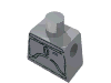 Minifig Torso with SW Blast Armor (Silver Plates) Print
