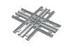 Train Track 12V Slotted Crossing