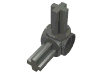 Деталь LEGO Technic Axle and Pin Connector Hub with 2 Axles, Темный сине-серый