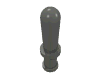 Деталь LEGO Minifig Truncheon, Темный сине-серый