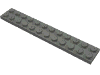 Деталь LEGO Пластина 2 x 12, Темный сине-серый