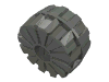 Деталь LEGO Wheel Hard Plastic Large (54mm D. x 30mm) [Undetermined Inner Support], Темный сине-серый