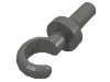 Набор LEGO Hand Pirate Hook, Темный сине-серый