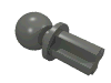 Набор LEGO Technic Axle Towball, Темный сине-серый