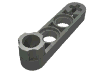 Деталь LEGO Technic Beam 1 x 4 Thin with Stud Connector, Темный сине-серый