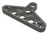 Деталь LEGO Technic Beam Triangle Thin [Type I], Темный сине-серый