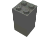 Деталь LEGO Кирпичик 2 x 2 x 3, Темный сине-серый