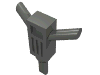 Деталь LEGO Minifig Motor Hammer (Jackhammer), Темный сине-серый