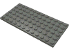 Деталь LEGO Пластина 6 x 12, Темный сине-серый