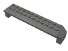 Деталь LEGO Кирпичик-арка 2 x 14 x 2 1/3, Темный сине-серый