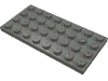 Деталь LEGO Пластина 4 x 8, Темный сине-серый