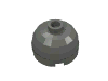 Деталь LEGO Brick, Round 2 x 2 Dome Top - Hollow Stud with Bottom Axle Holder x Shape + Orientation, Темный сине-серый